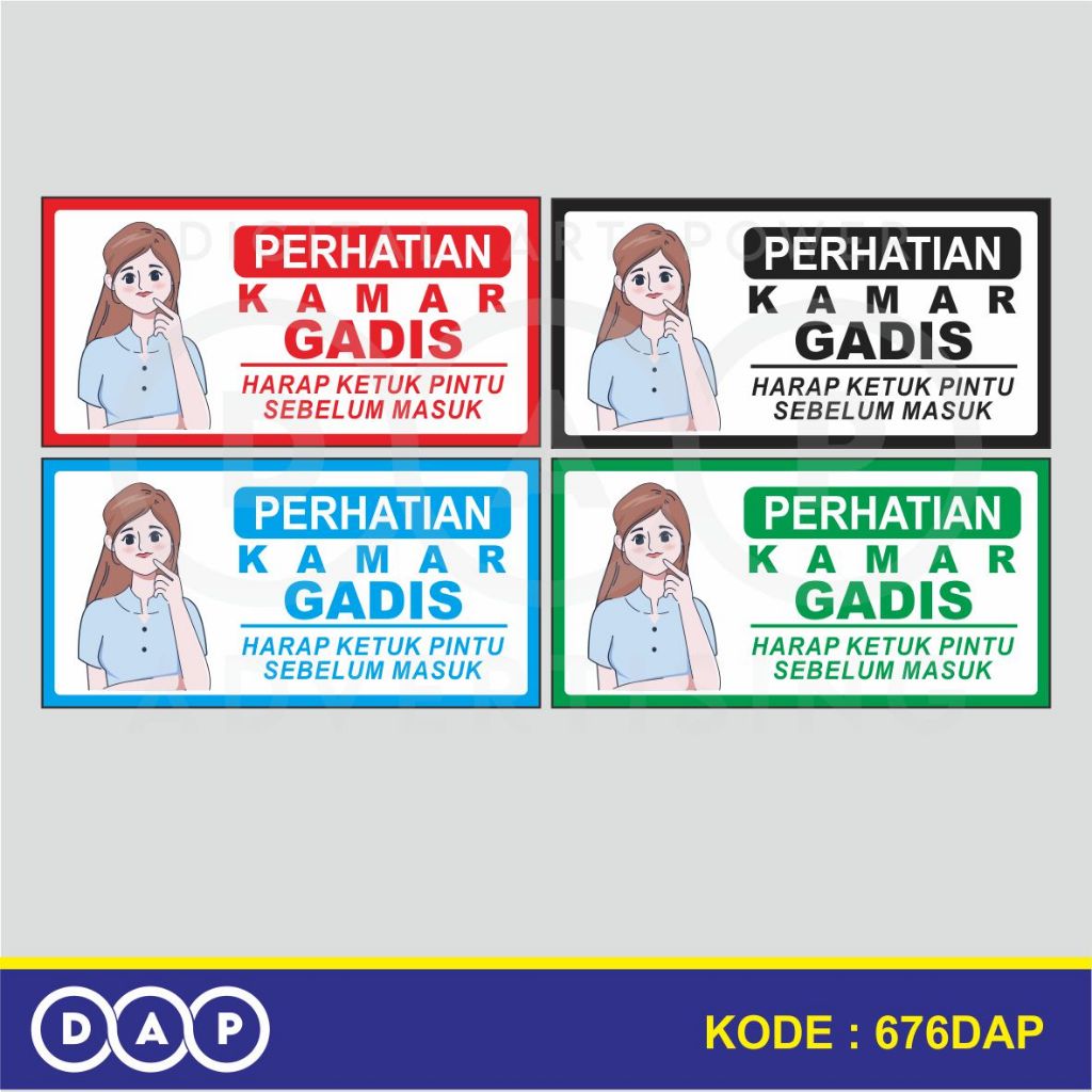 

676 - STIKER KAMAR ANAK GADIS (GIRL'S ONLY) - 10 X 20 CM - VYNIL - TERBAIK