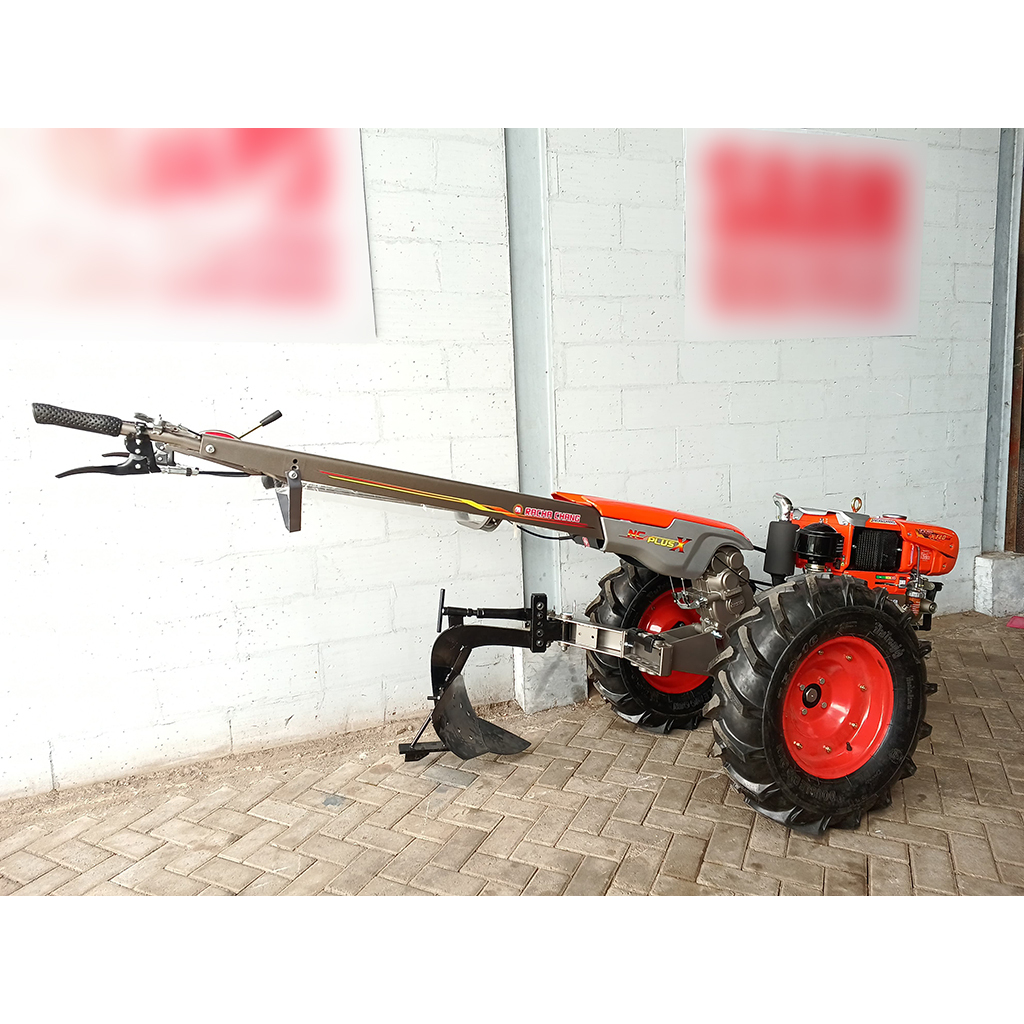 Traktor Thailand NC131 Plus ( Rangka NC131 Plus + Roda Karet + Bajak Singkal + Mesin RT155 atau ZT15
