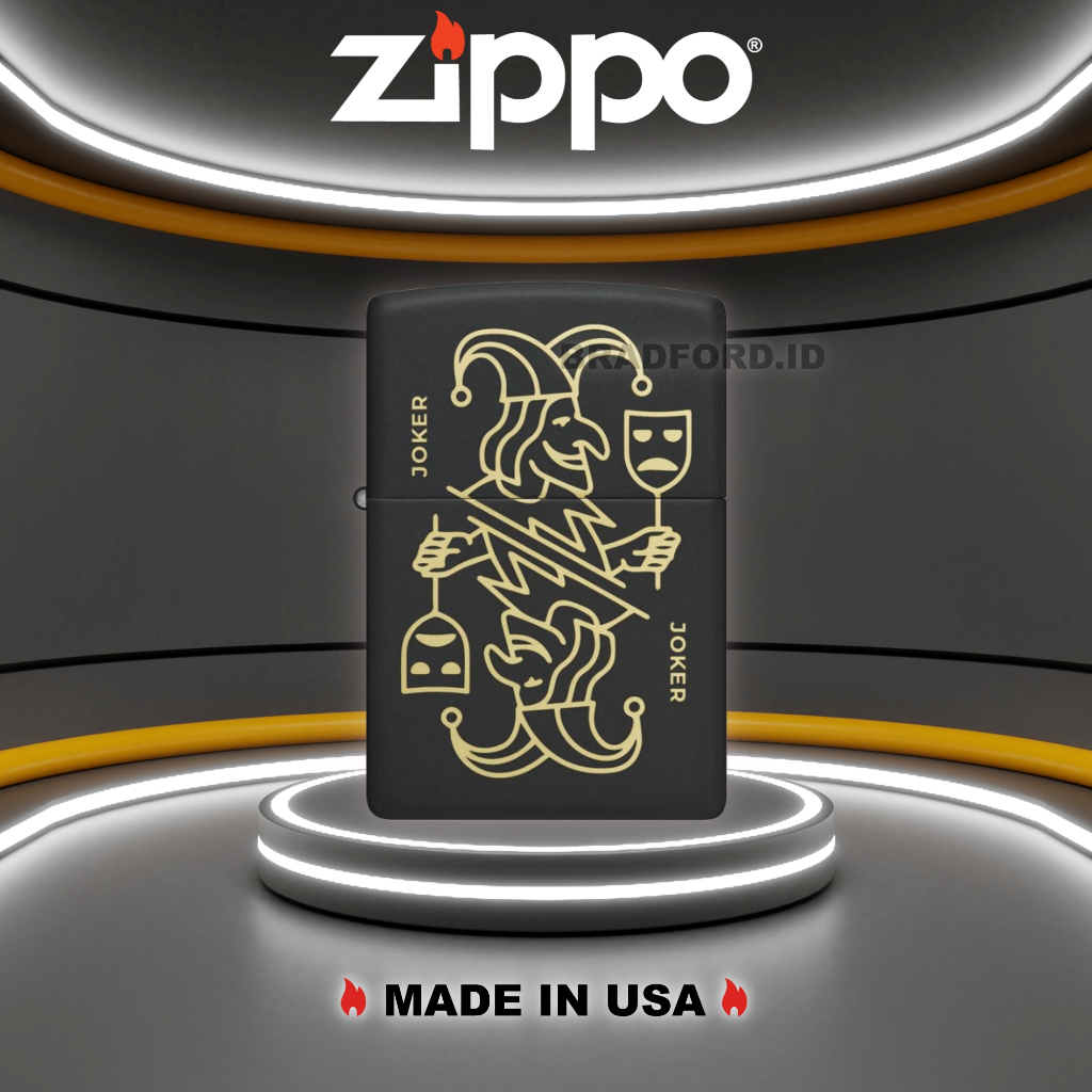 Zippo Masked Joker Design 46290 Original Made In USA