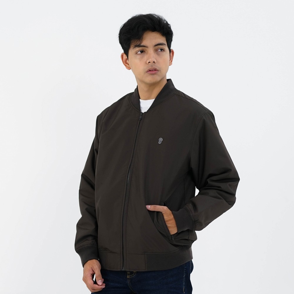 Greenlight Jaket Bomber Pria Regular Fit Polyester Bomb OL-CG061124