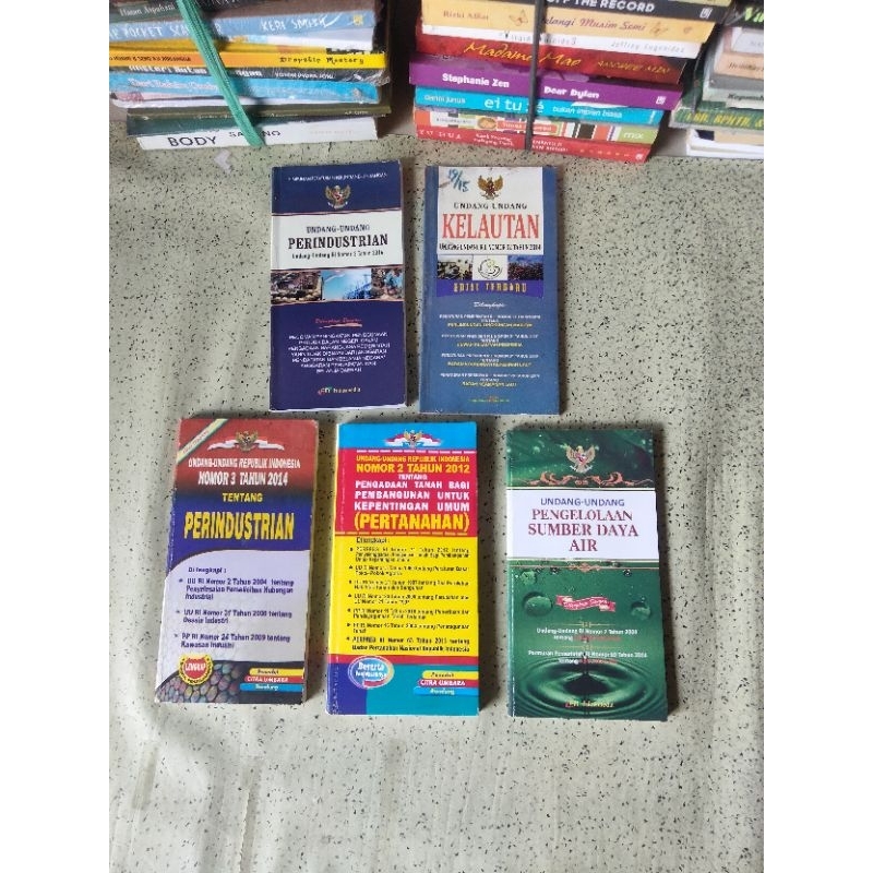 Buku Hukum - UU; PERINDUSTRIAN, KELAUTAN, PERTANAHAN, PERDAGANGAN, PENGELOLAAN SUMBER DAYA AIR, KOPE
