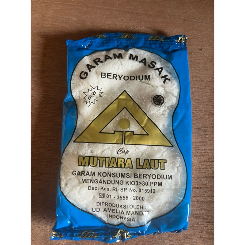 

Garam Cap Mutiara Laut 100g