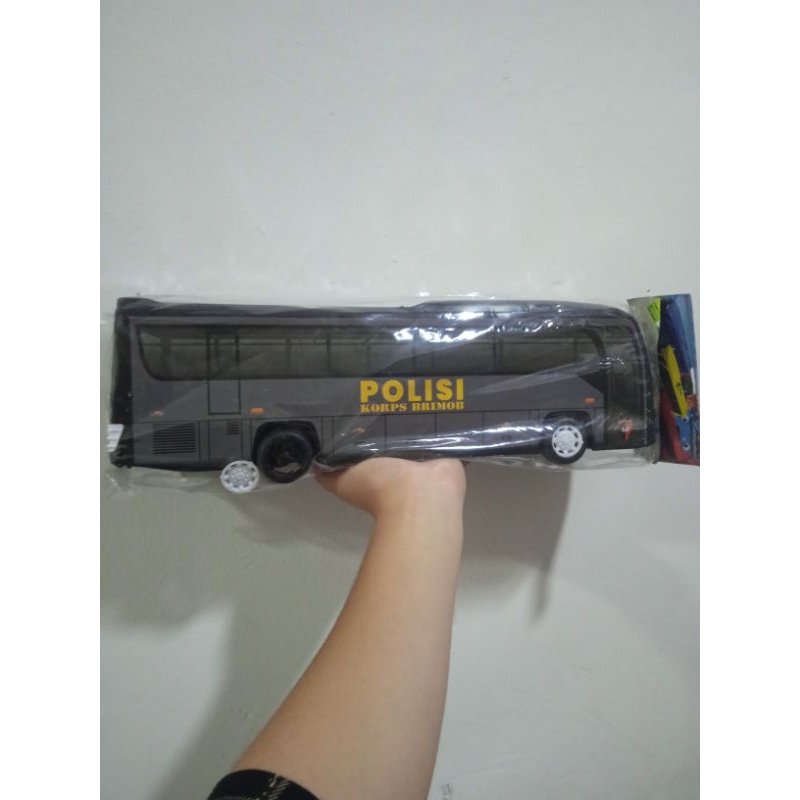 PROMO MAINAN ANAK MOBIL BUS POLISI HITAM WJS