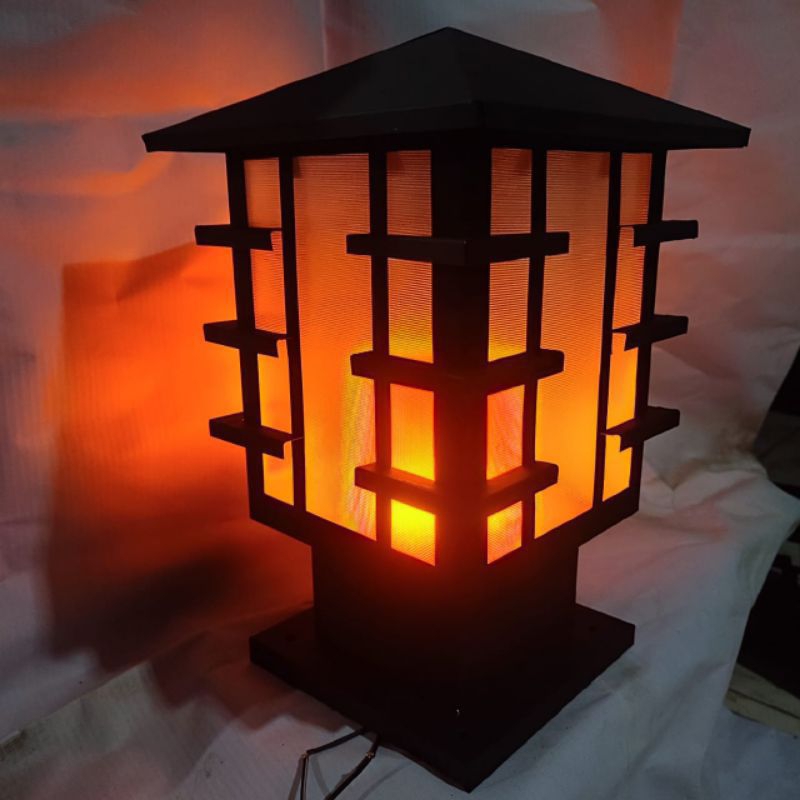 Kap lampu pilar pagar rumah lampu hias lampu pagar minimalis outdoor estetik lampu pagar lampuhias l
