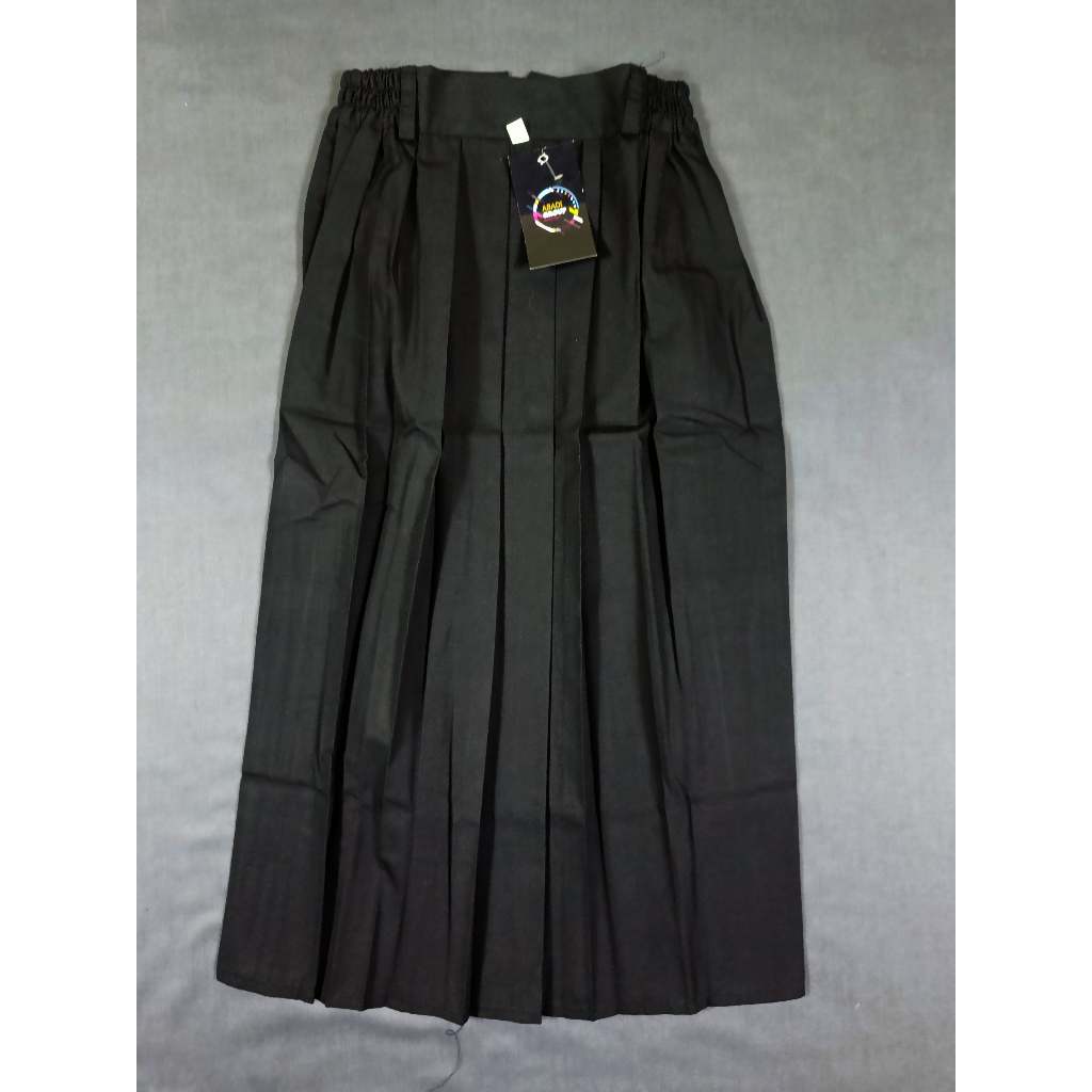 Rok Hitam Panjang Model Rempel  Anak Perempuan Sd