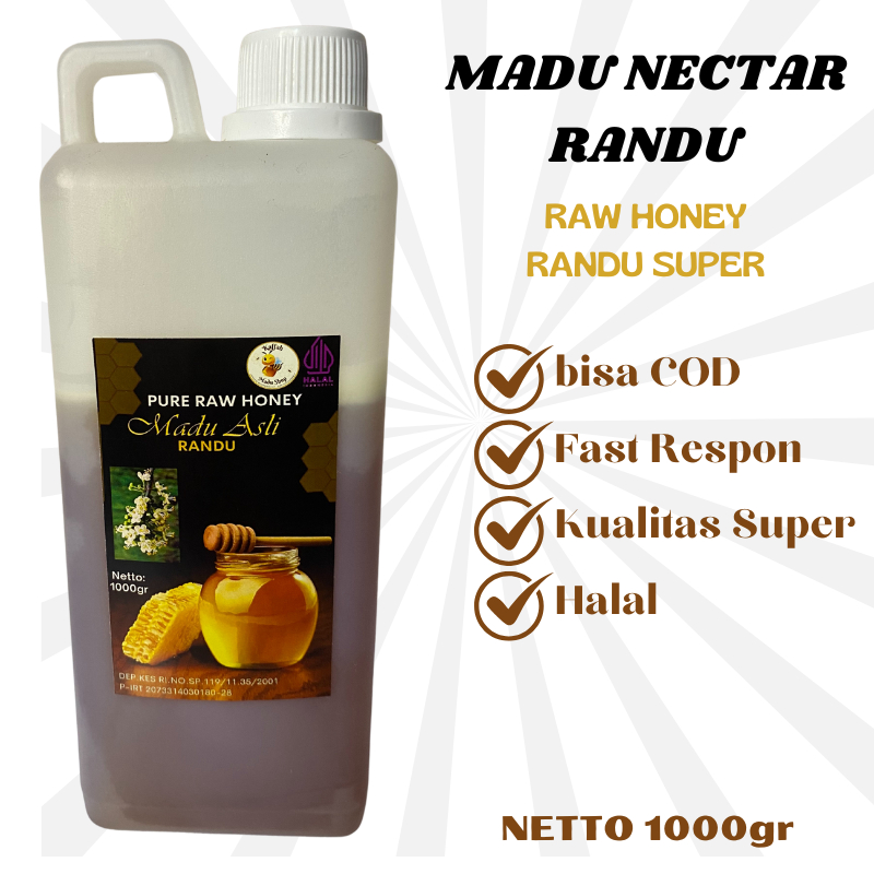 

Madu Nektar Bunga Randu Asli Murni Tanpa Campuran Minuman Herbal Premium Bagus Untuk Kesehatan Tubuh KAFFAH MADU SHOP