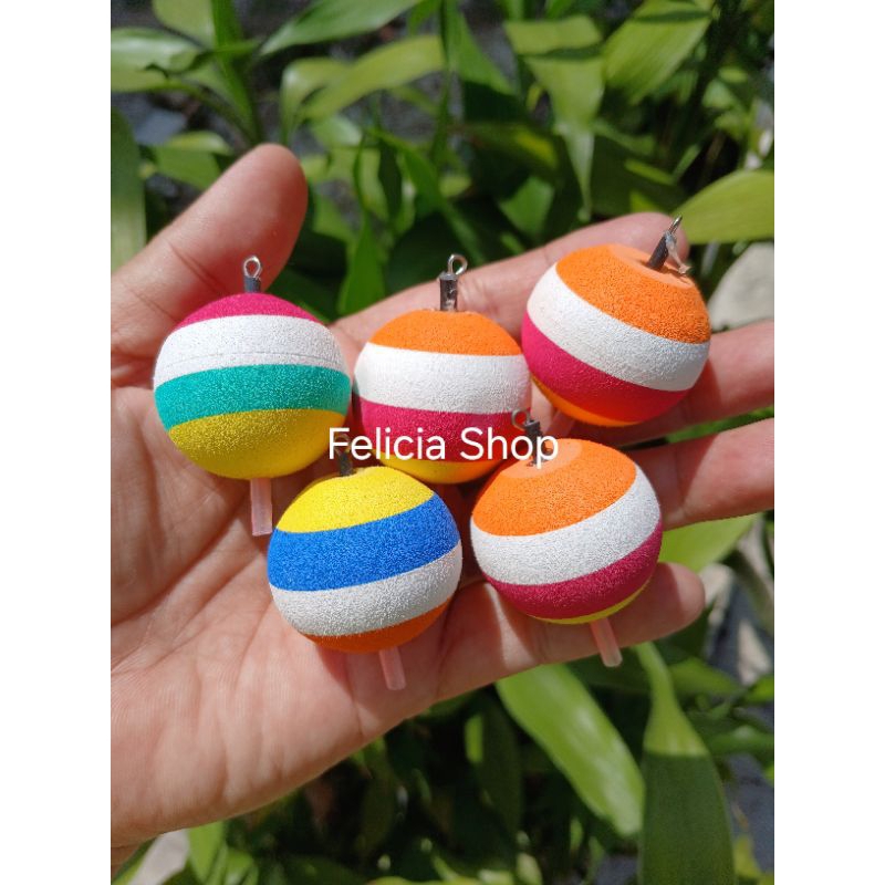 Pelampung Pancing Spon Bulet Starlet + Kawat Ampul Pancing Busa Starlet