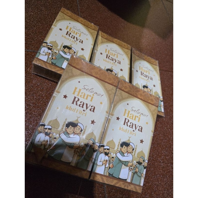 

[10 PCS] AMPLOP LEBARAN UKURAN M ISI 10 PCS GLOSSY