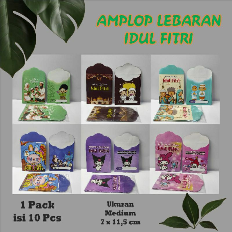 

Amplop Lebaran Idul Fitri 1 pack isi (10pcs)