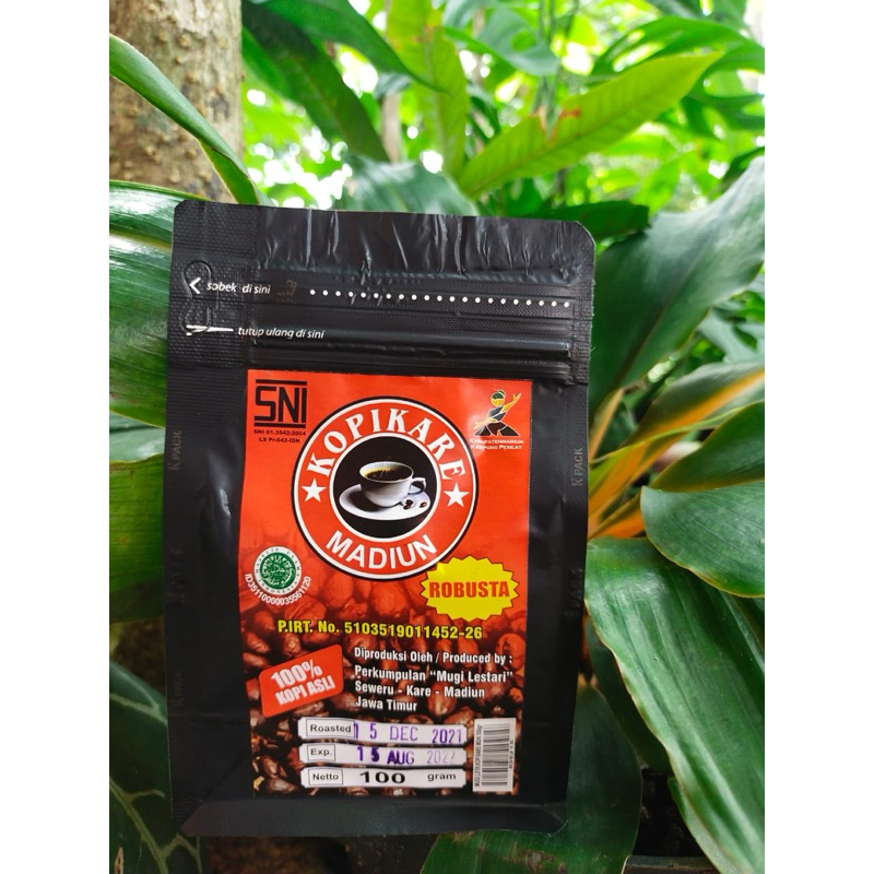 

KOPI KARE “ROBUSTA MURNI”