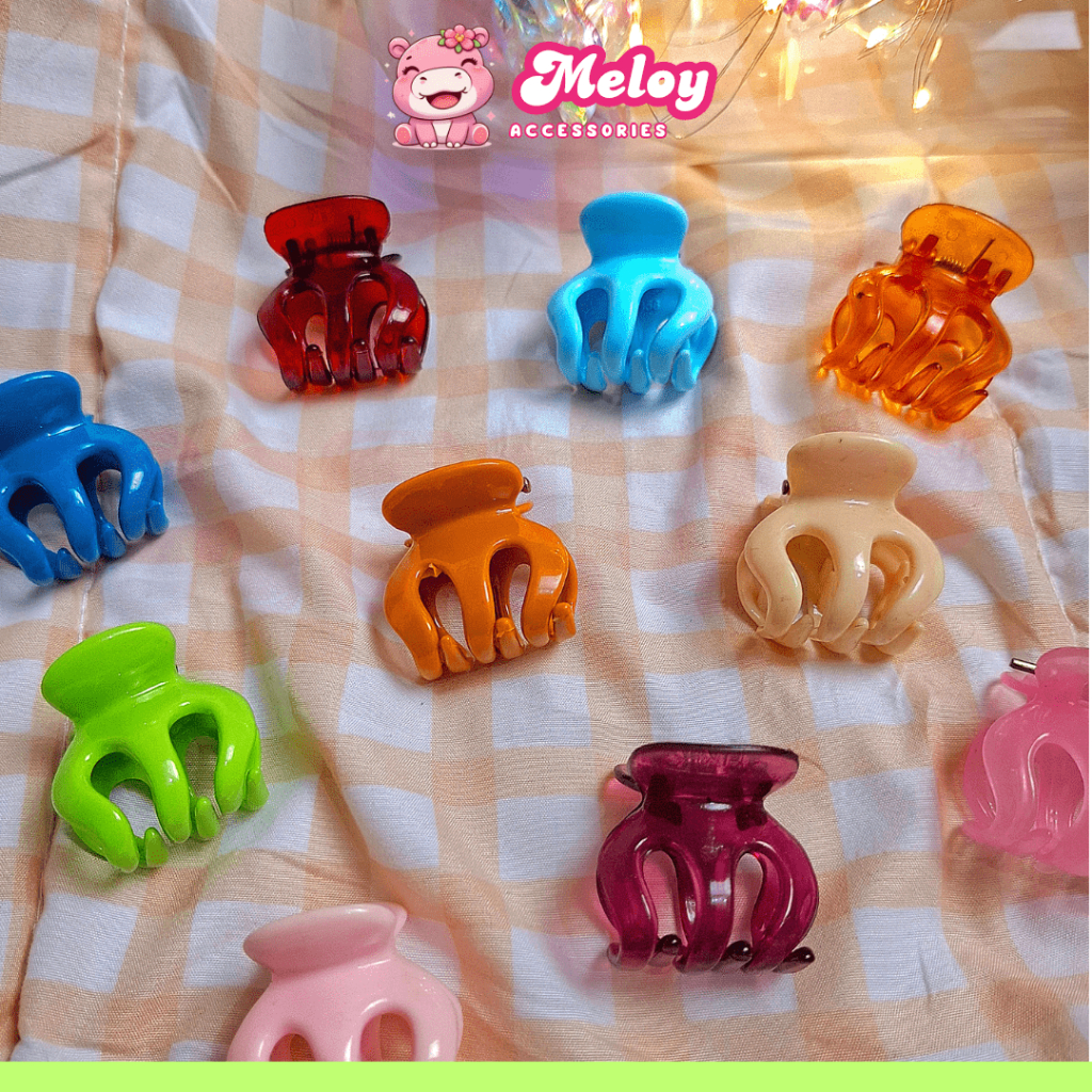 [12PCS] JEPIT JEDAI RAMBUT 3 CAKAR UKURAN 3CM 12PCS / 1 LUSIN | JEPITAN RAMBUT MINI | JEDAI KECIL