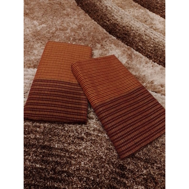 Kain Lurik Jarik/  Lurik Gendong Coklat Bata Besar
