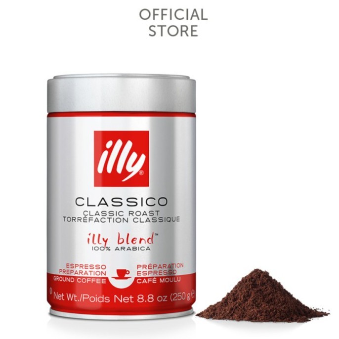 

illy Coffee - Classico - Kopi Bubuk 250 gr