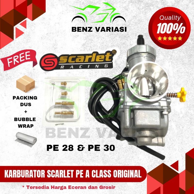 [ORIGINAL] KARBURATOR SCARLET PE 28 PE 30 KARBU CARBURATOR PE30 KARBULATOR UNIVERSAL NOT KEIHIN KARB