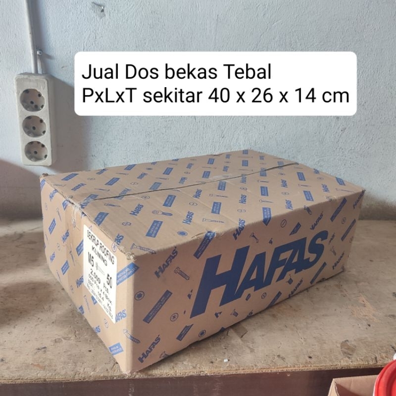 Dos Dus Bekas Tebal Packing Karton Box