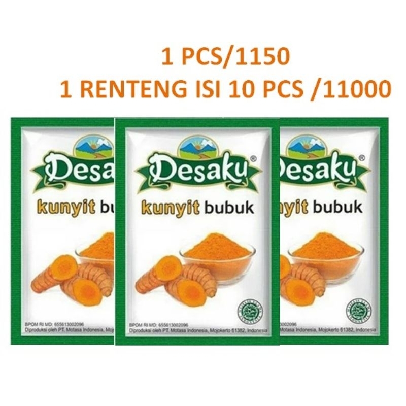 

Desaku kunyit bubuk 7.5 grm