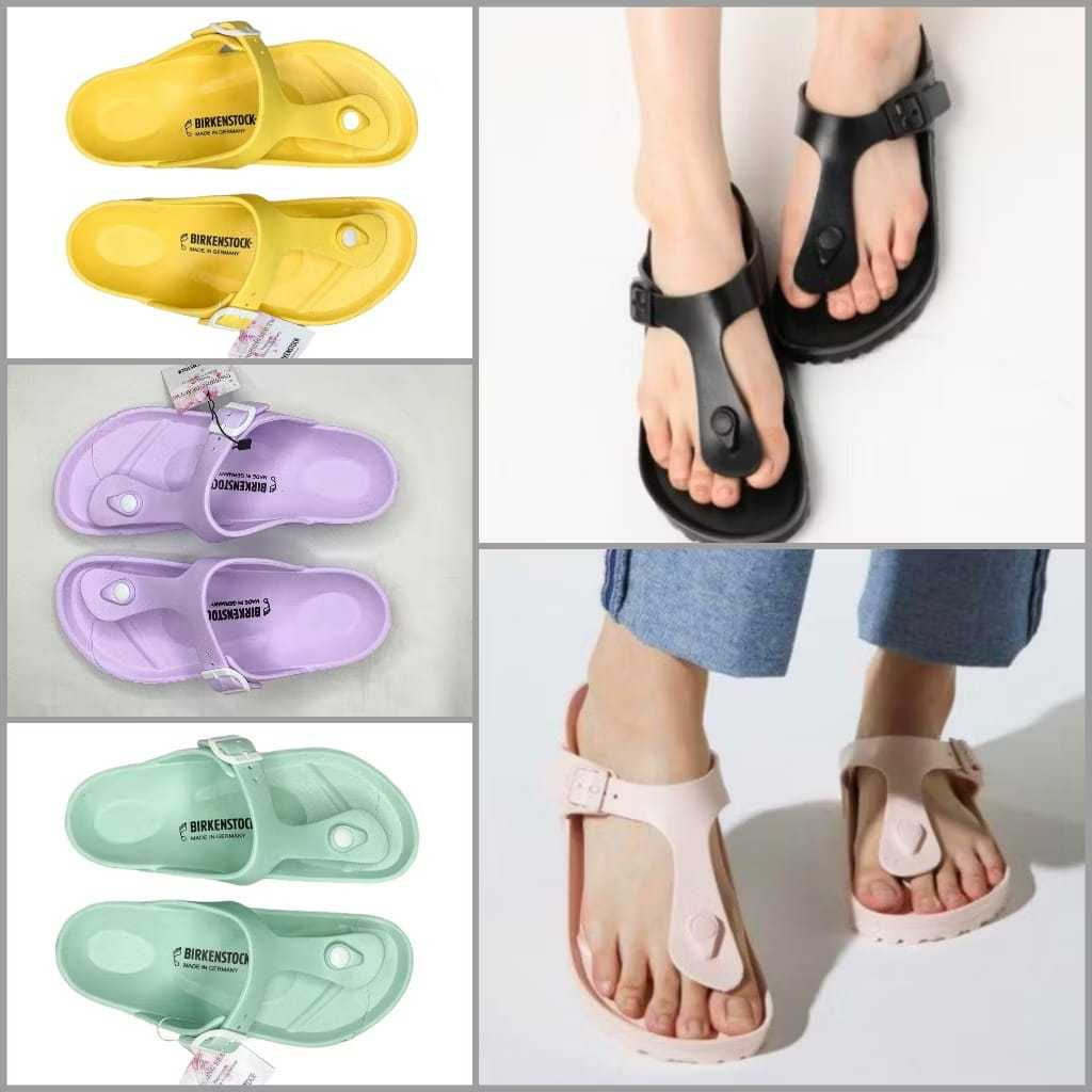 Sandal Jepit Wanita Model Birken Skechers Simple Anti Slip sandal japit wanita model Terbaru