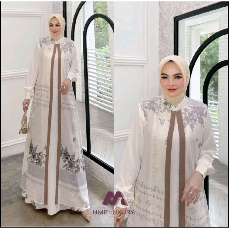 GELLA DRESS 2 IN 1 ORIGINAL HMF GAMIS LEBARAN 2025