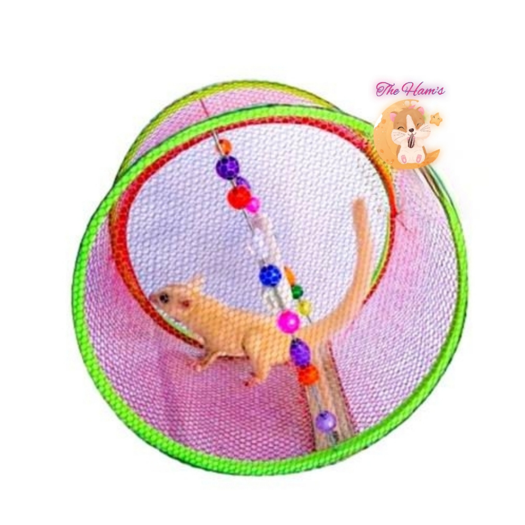 (The Ham's) JOGGING WHEELS SUGAR GLIDER HAMSTER LANDAK MINI TUPAI TERBANG MAINAN SUGAR GLIDER