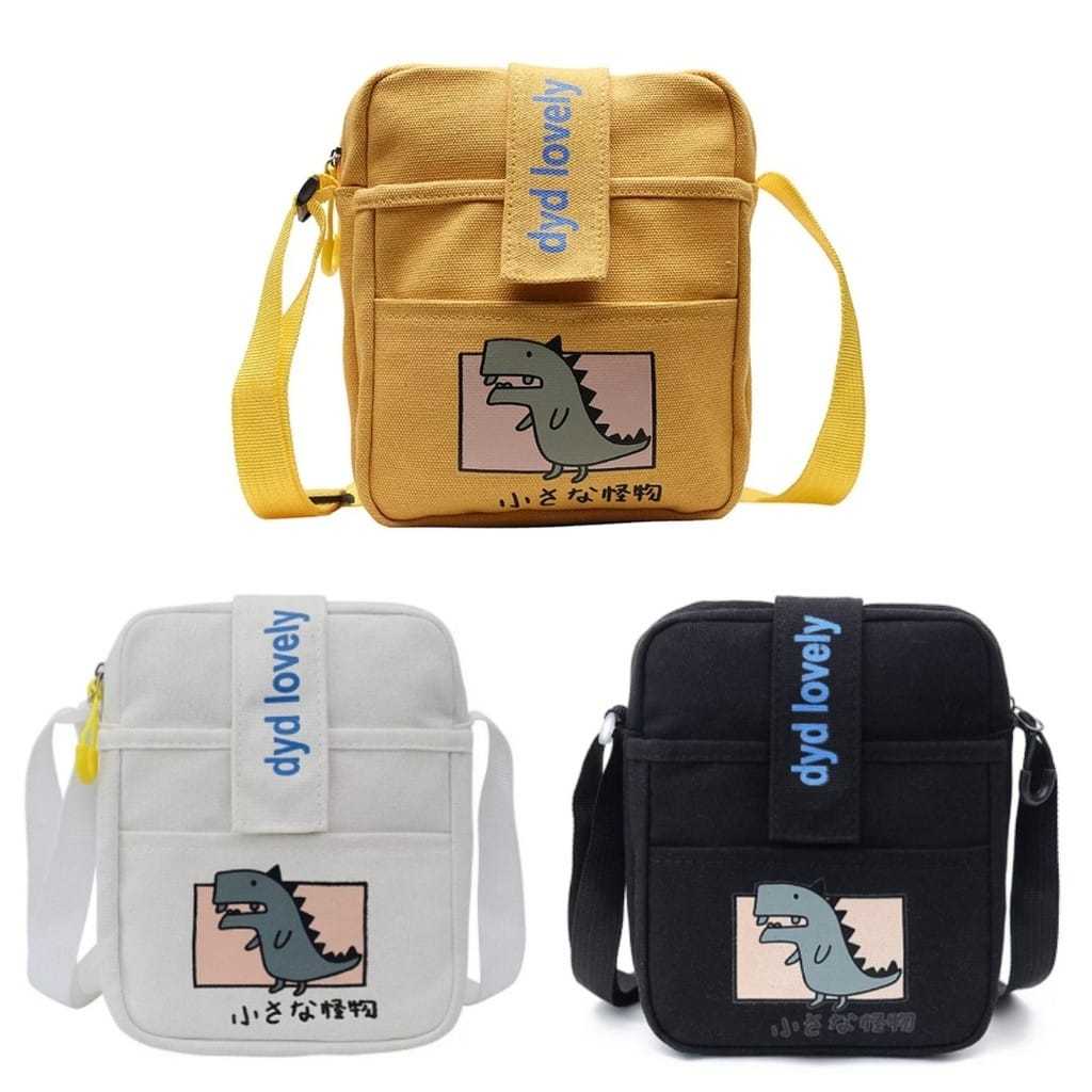 Radiva_bag - Tas Selempang Anak Wanita Dan Pria Remaja Terbaru Kekinian  Carakter DINO DYD LOVELY