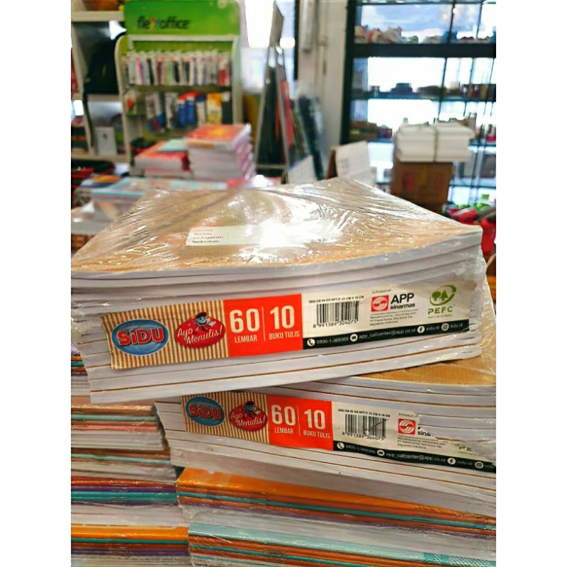 

Buku Tulis Sidu Kraft isi 60