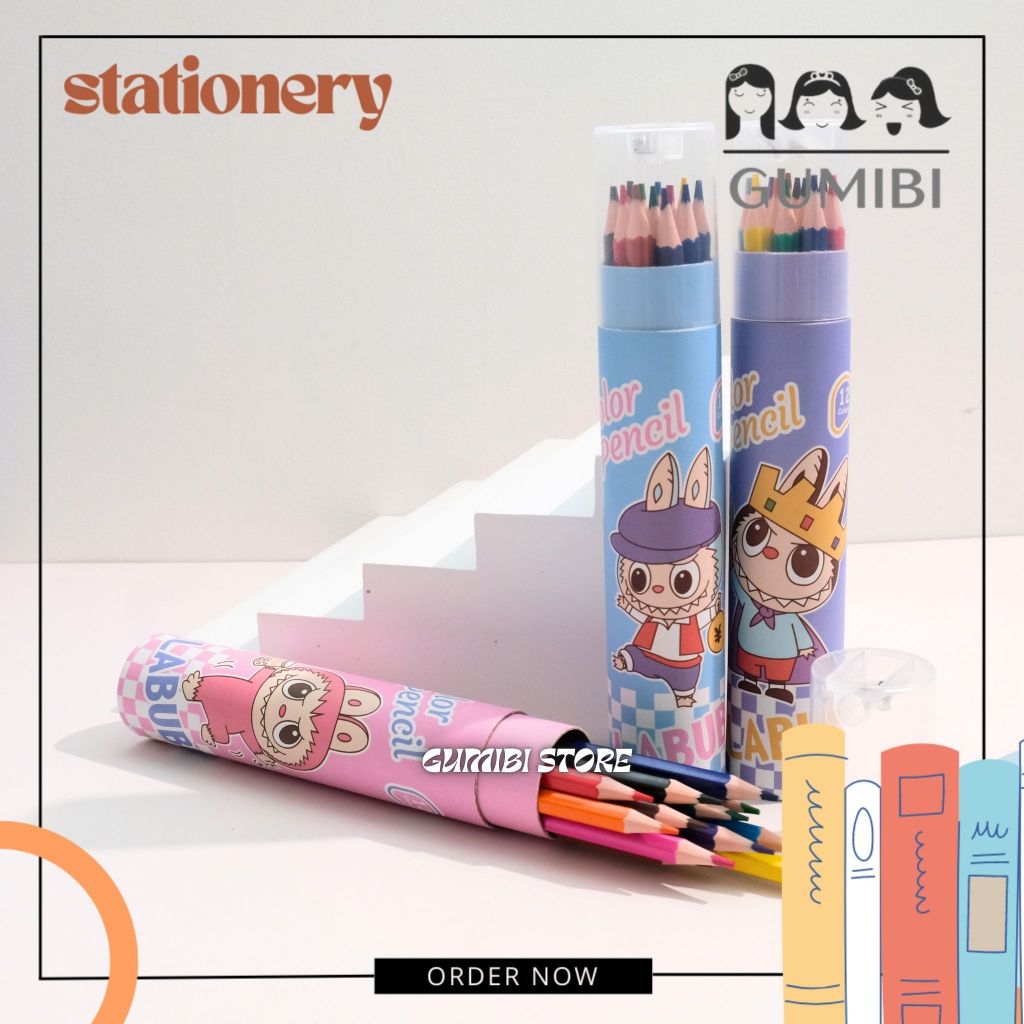 

PENSIL WARNA TABUNG LABUBU ISI 12 WARNA WARNI PENCIL TUBE ISI 12 WARNA COLOR PENCIL TABUNG TERMURAH PENSIL WARNA BOTOL LABUBU
