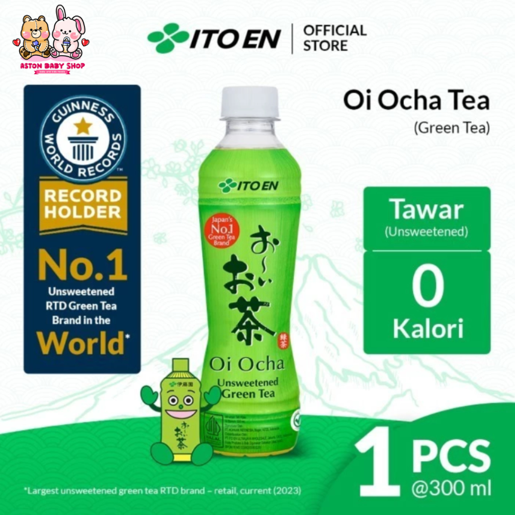 

ITO EN Oi Ocha Green Tea No Sugar 300ml - Teh Antioksidan Sehat