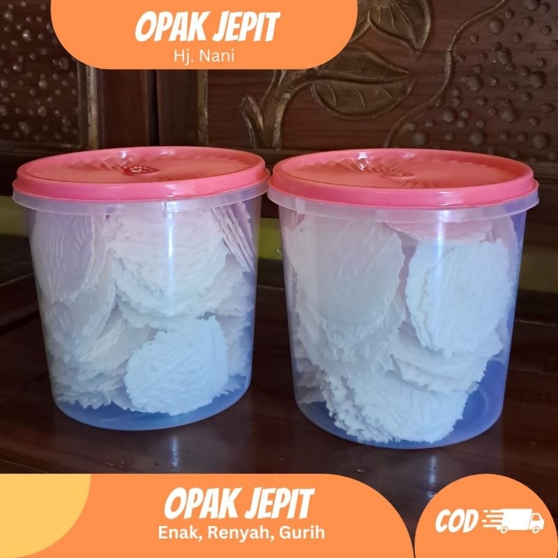 

OPAK JEPIT OPAK GAPIT JAJANAN JADUL toples 3 liter jajanan lebaran