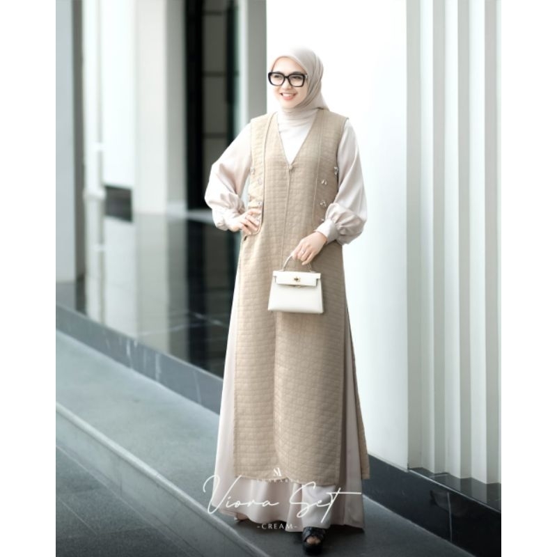 SHARAREA/Viora set outer by Shararea/dress only/dress mewah/dress elegant