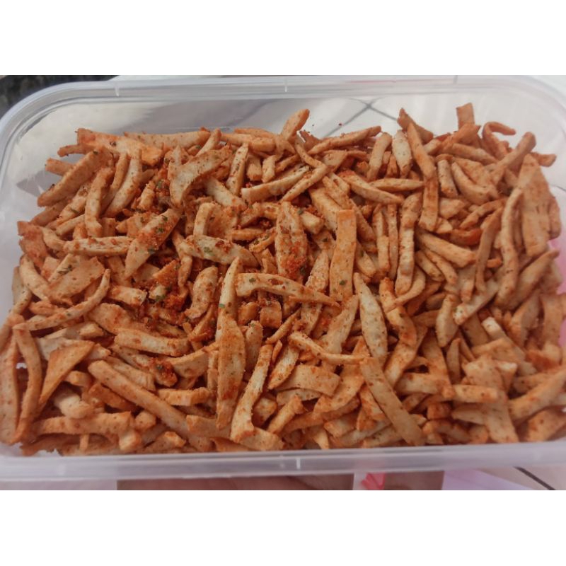 

Basreng Balado-Basreng Balado Daun jeruk-Makanan Ringan