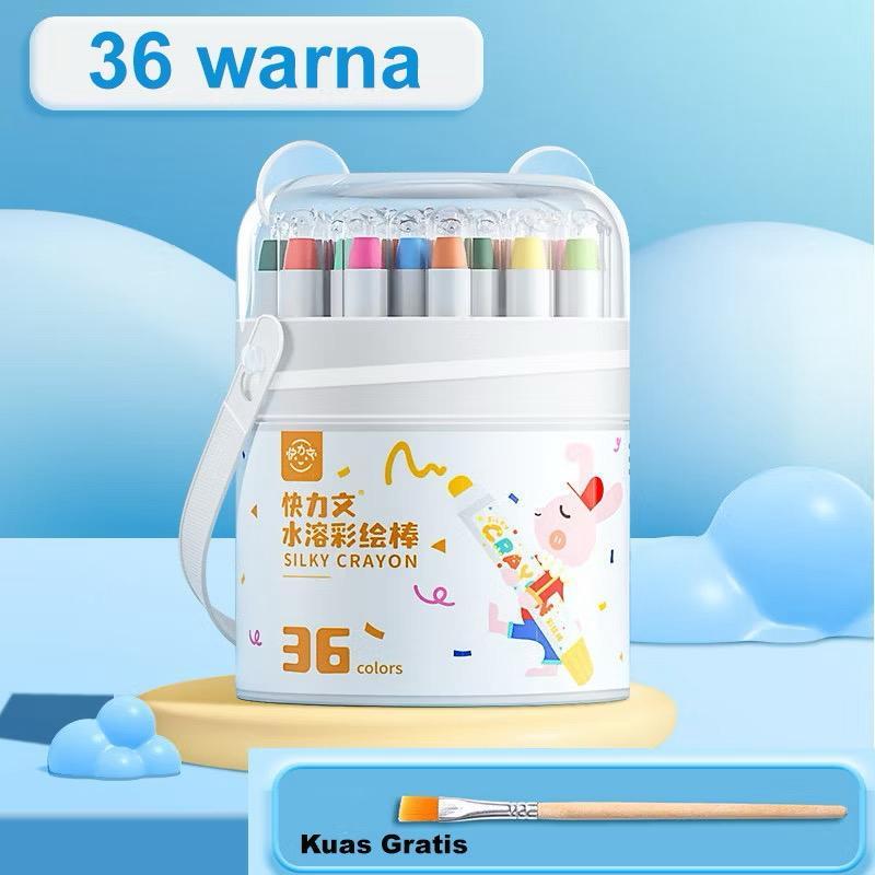 

Bisa dicuci Crayon anak lengkap,36 warna lengkap,krayon pensil warna lengkap,anti kotor dan patah,Penting untuk menggambar anak-anak