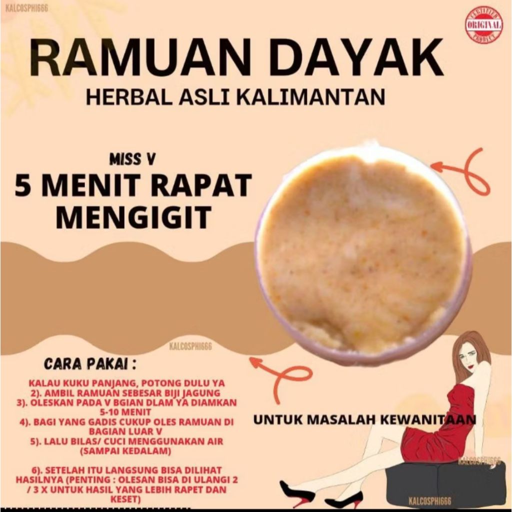 Ramuan Bujang Dayak Asli Kalimantan