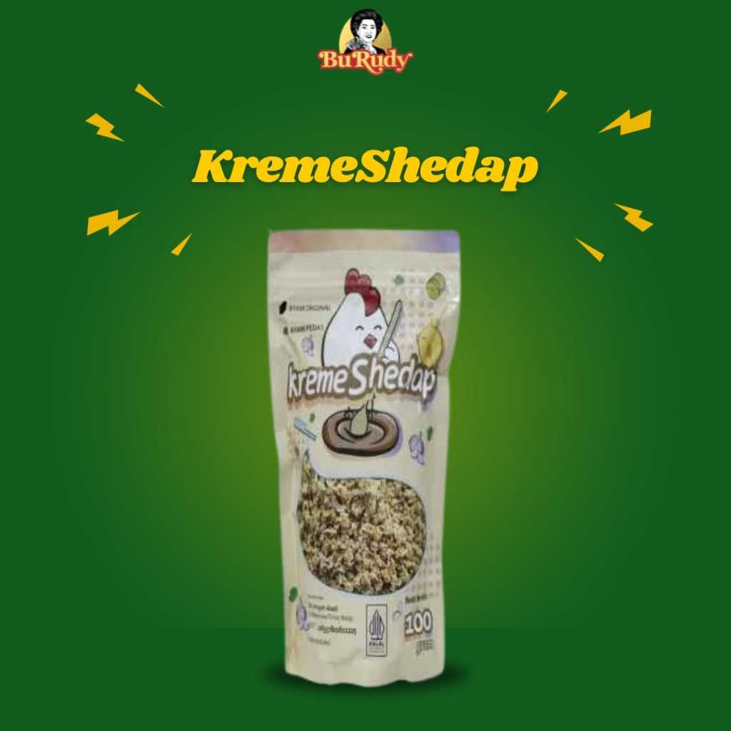 

Kremes Shedap kemasan khusus dengan berat 100gr