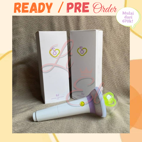 PO/Ready IU Offical Lightstick ver 3 I-KE Light stick Fanlight - Menerima semua PO KPOP lightstick