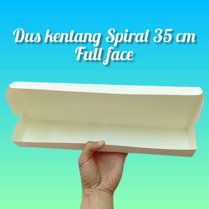 

dus polos kentang spiral 35 cm full face isi 50 pcs