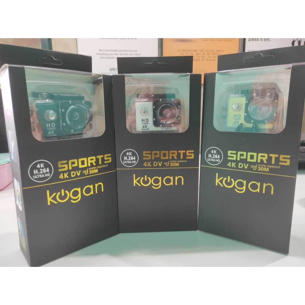 KOGAN ACTION CAM (Sport 4K 1080P Ultra HD (Non Wifi))