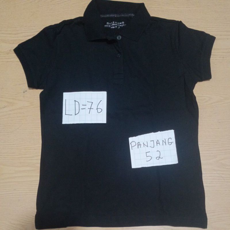 Polo Shirt Giordano wanita preloved