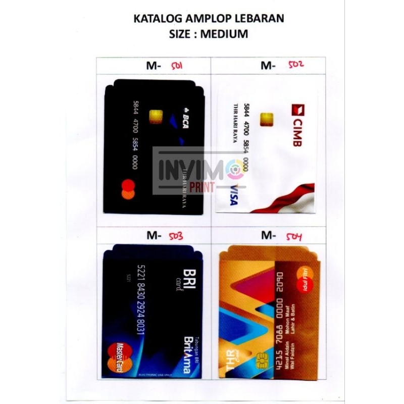 

AMPLOP LEBARAN MEDIUM (BANK)