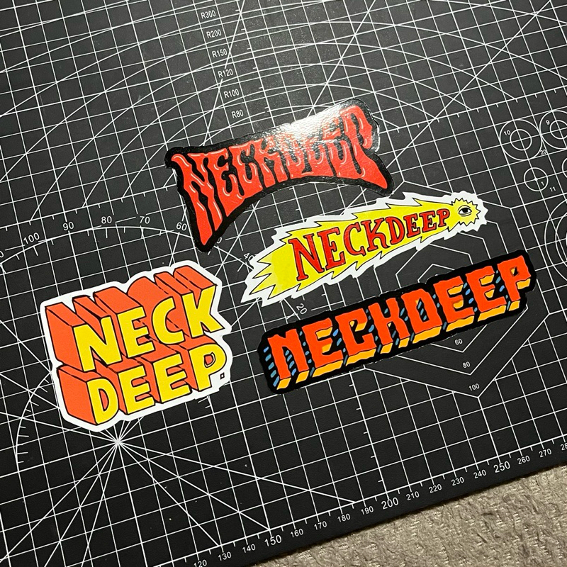 

STICKERPACK BAND | NECKDEEP | STIKER LAPTOP STIKER HP STIKER HELM