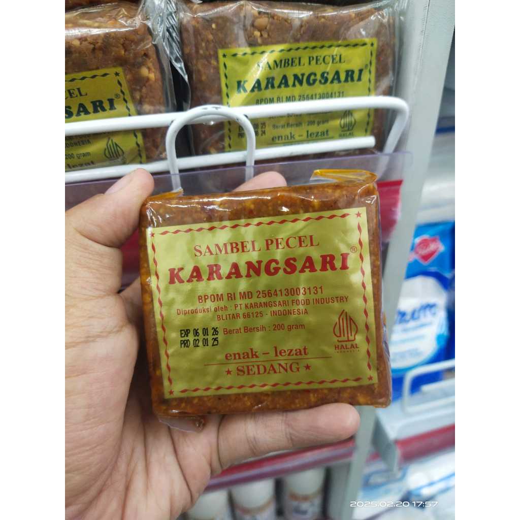 

Sambel Pecel KARANGSARI / Bumbu Pecel KARANGSARI Instan asli Blitar