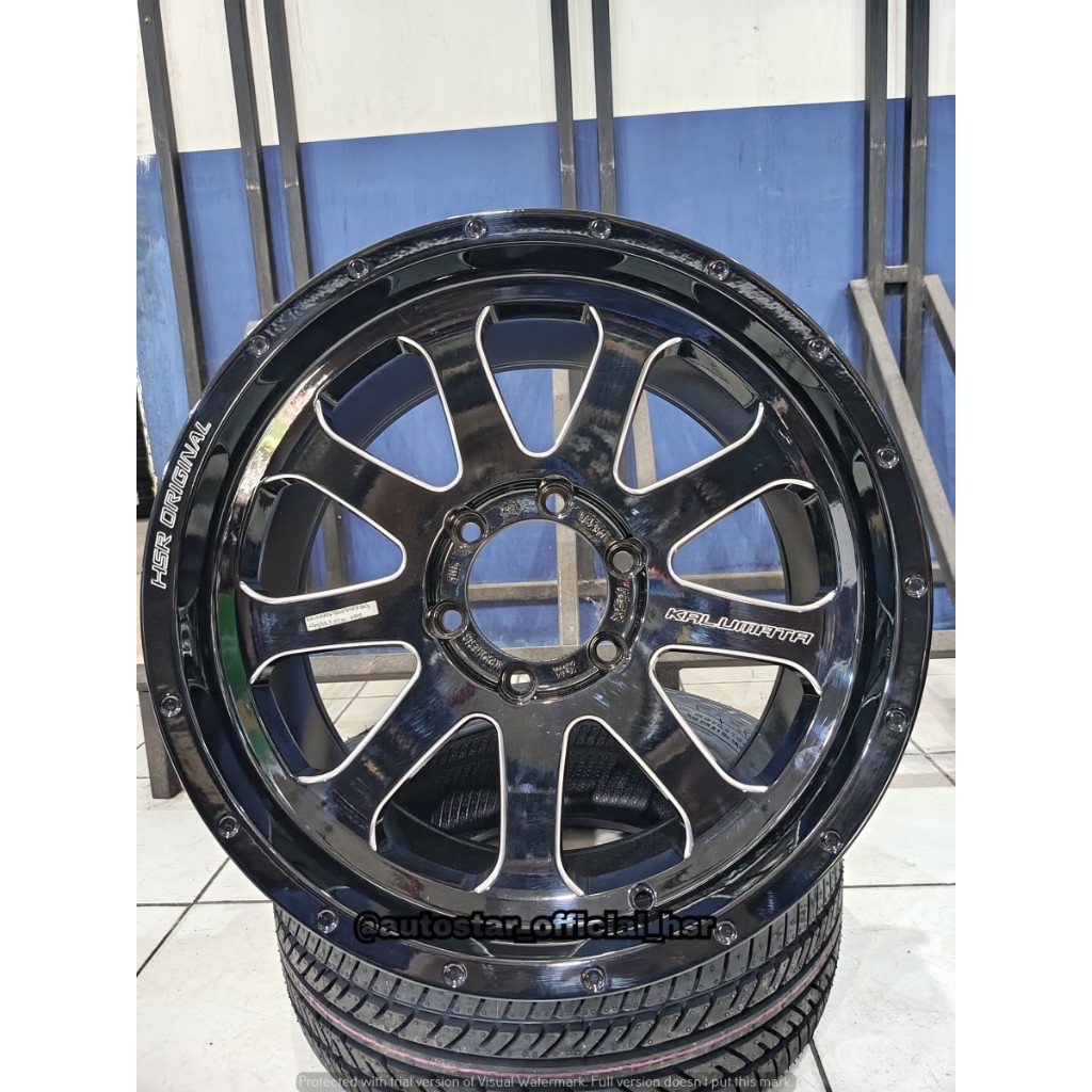 VELG MOBIL RING 18 UNTUK PAJERO FORTUNER TRITON DLL TIPE HSR KALUMATA R18 ORIGINAL HSR WHEEL