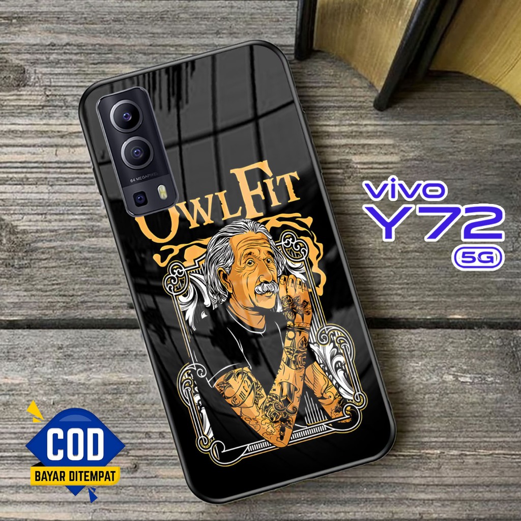 Softcase Kaca VIVO Y72 (5G) - Case Handphone VIVO Y72 (5G) [T83].