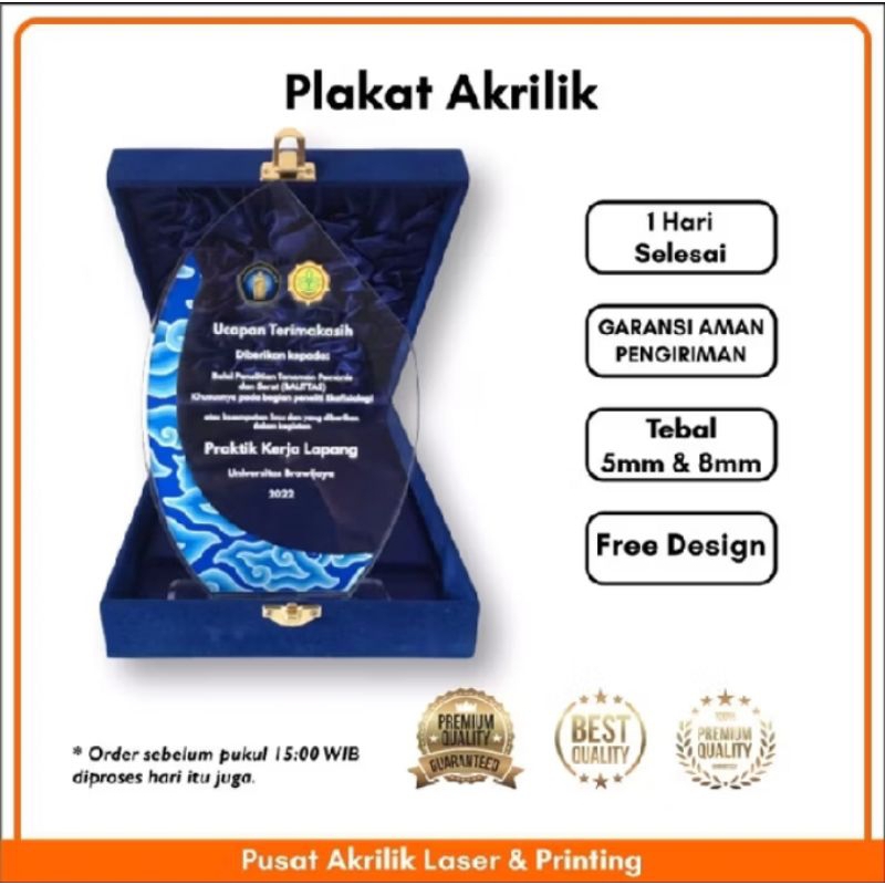 Plakat Akrilik KKN - Plakat Akrilik Model Terbaru