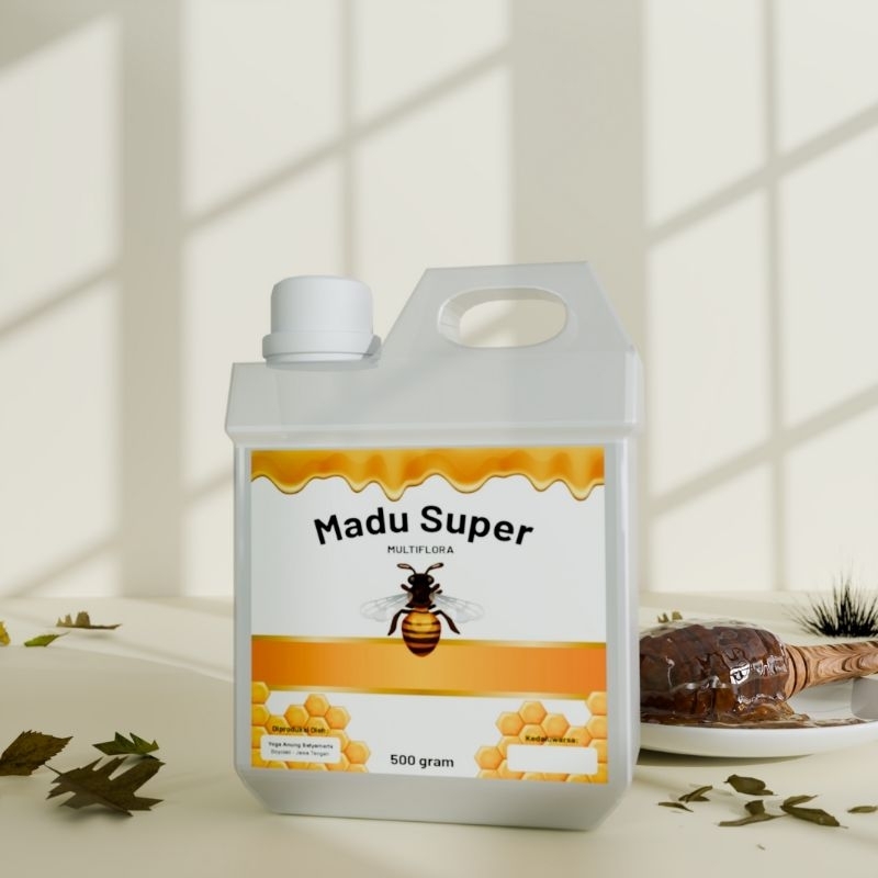 

Madu Asli 100% Multiflora Murni 500 gram