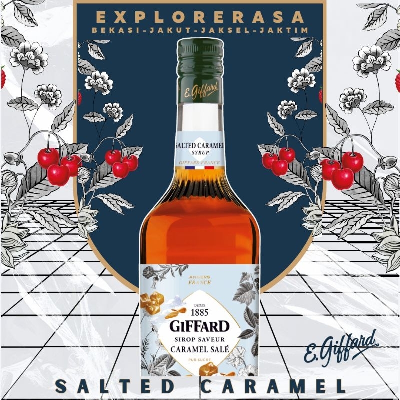 

Giffard syrup rasa Salted caramel 1liter