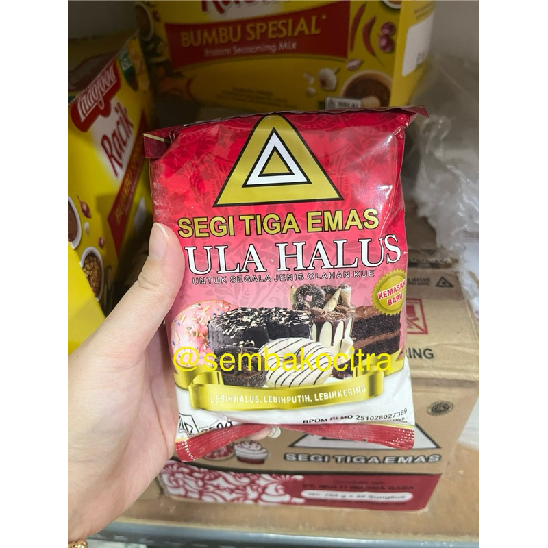 

Gula Halus Segitiga Emas 250gram