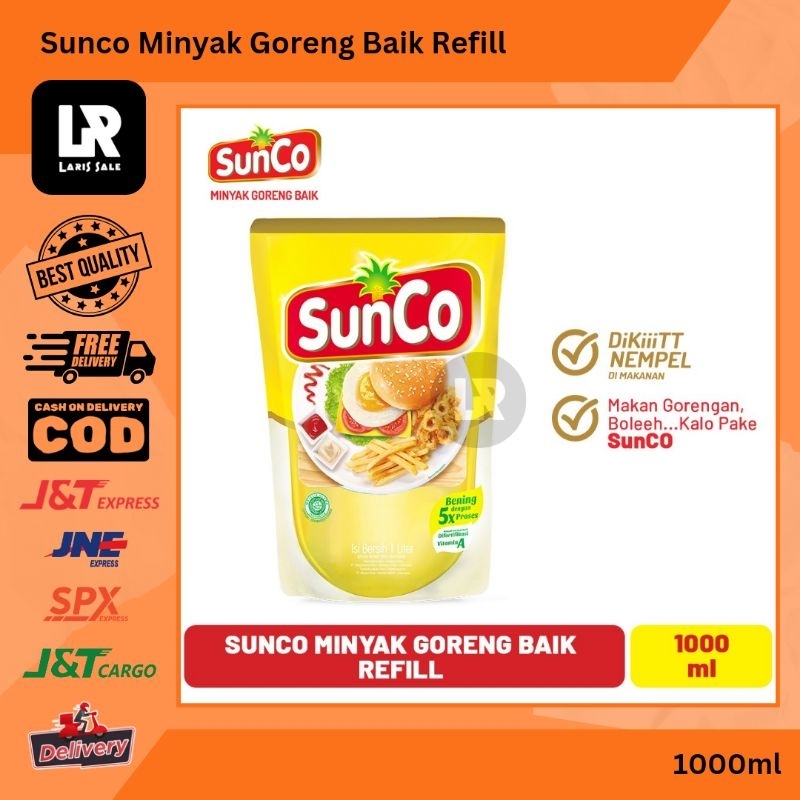 

Minyak Goreng Sunco 1L - Minyak sayur - Sunco minyak jernih