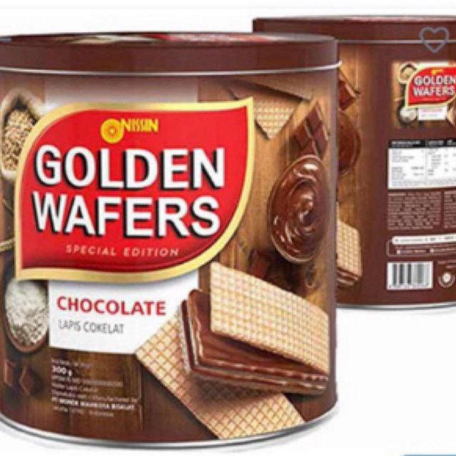 

Nissin Golden Wafer Chocolate 1 Dus 6 pcs