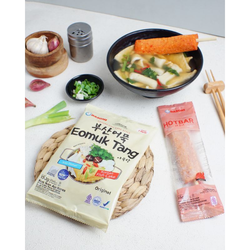 

(Halal, Enak) DASONI - BUNDLE Odeng dengan Bumbu + Hotbar (Pedas) - Jajanan Korea