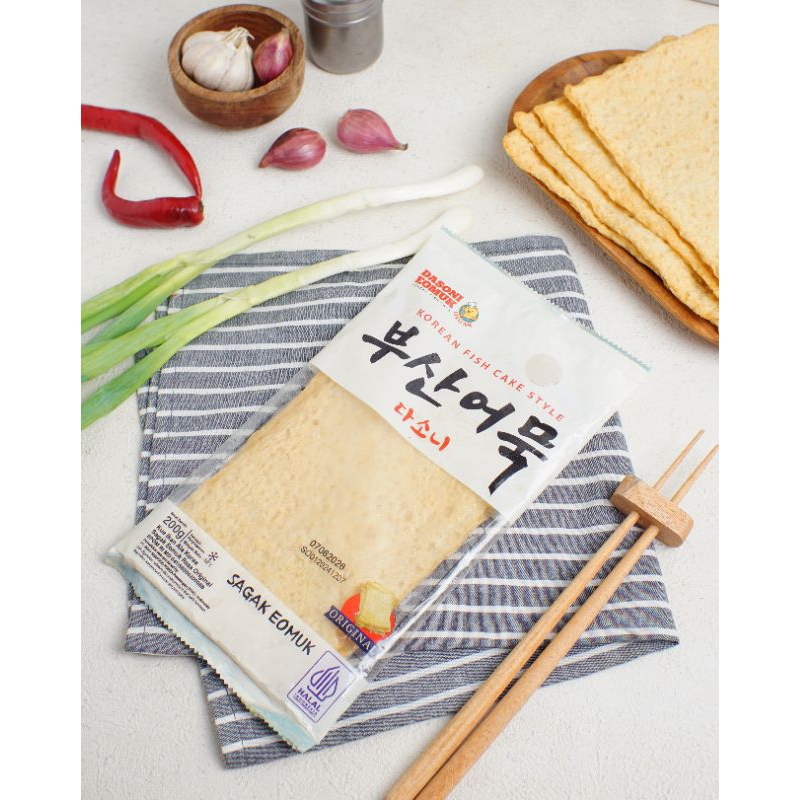 

(Halal, Enak) DASONI - Odeng Busan Original 200gr - Jajanan Korea